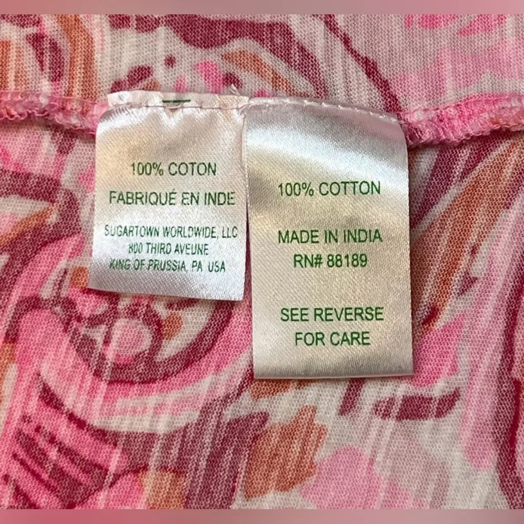 Lilly Pulitzer - Pink Pout Mango Salsa - Essie Style 
Tank | Small - 100% Cotton - Image 7