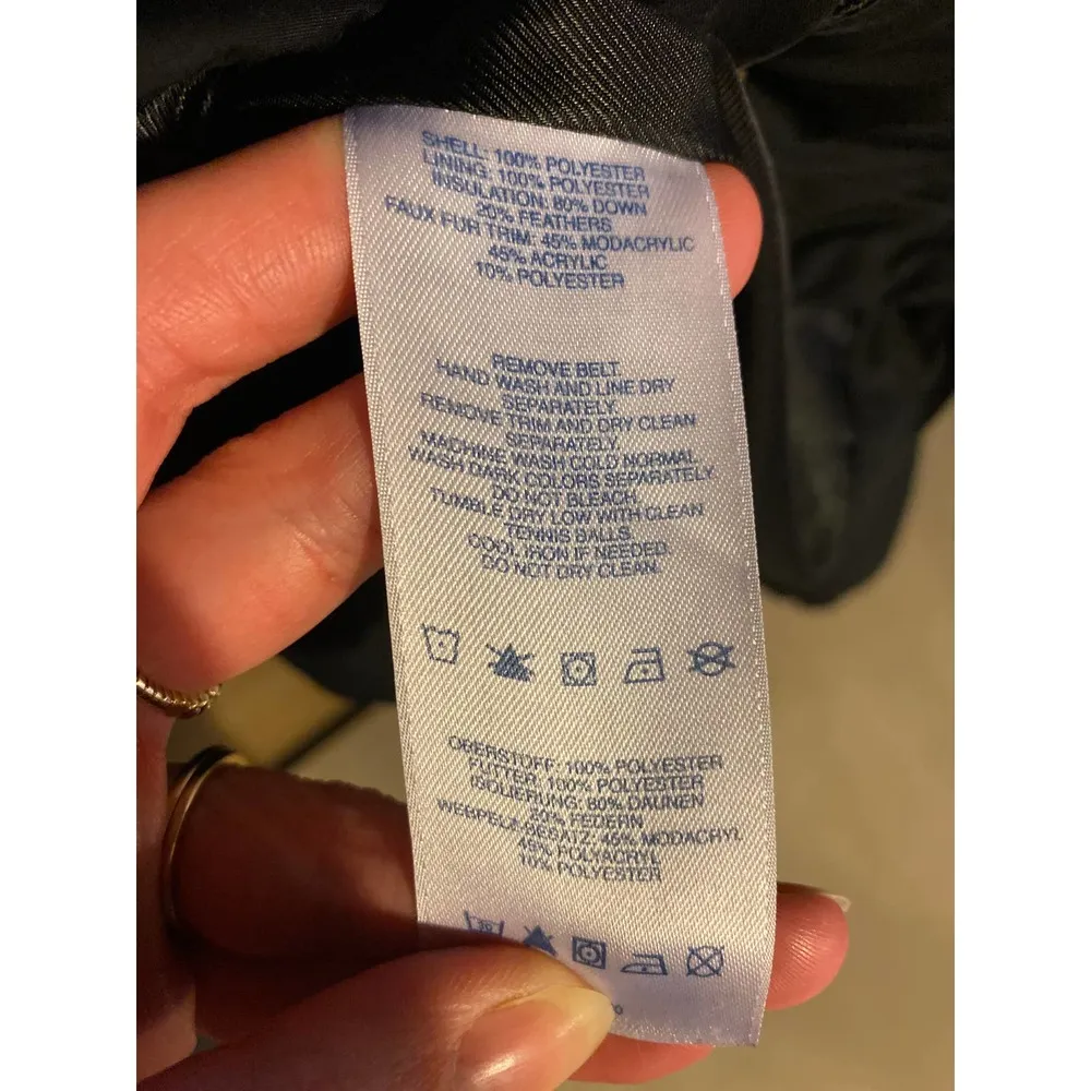 Land's End Down Feather Insulated Puffer Jacket Lightweight Large (14-16) - Image 6