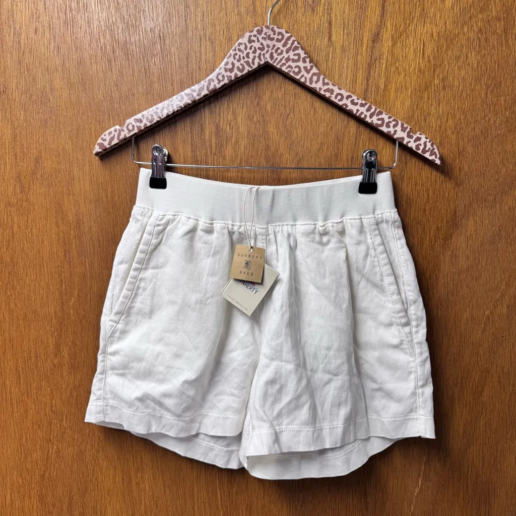 NEW Faherty Arlie Day Shorts Womens Pull On White Small S NWT - Image 12