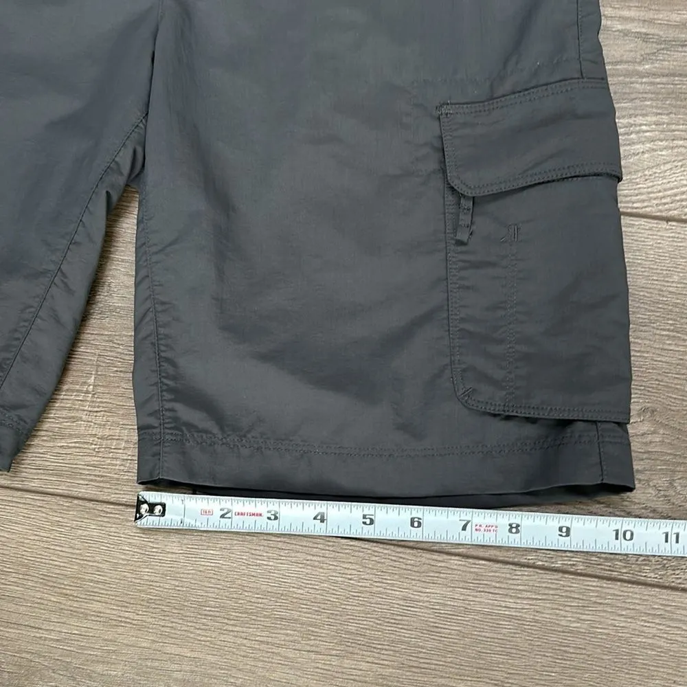 REI Cargo Nylon Bermuda High Rise Hiking Casual Shorts Size 2‎ Gray - Image 11