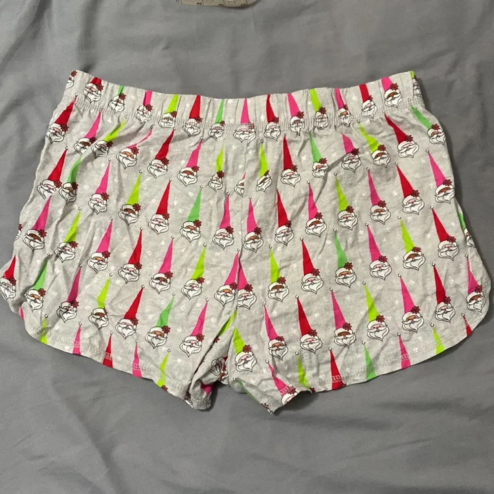 Xhilaration Santa Claus Holiday Print Pajama Lounge Shorts - Image 5