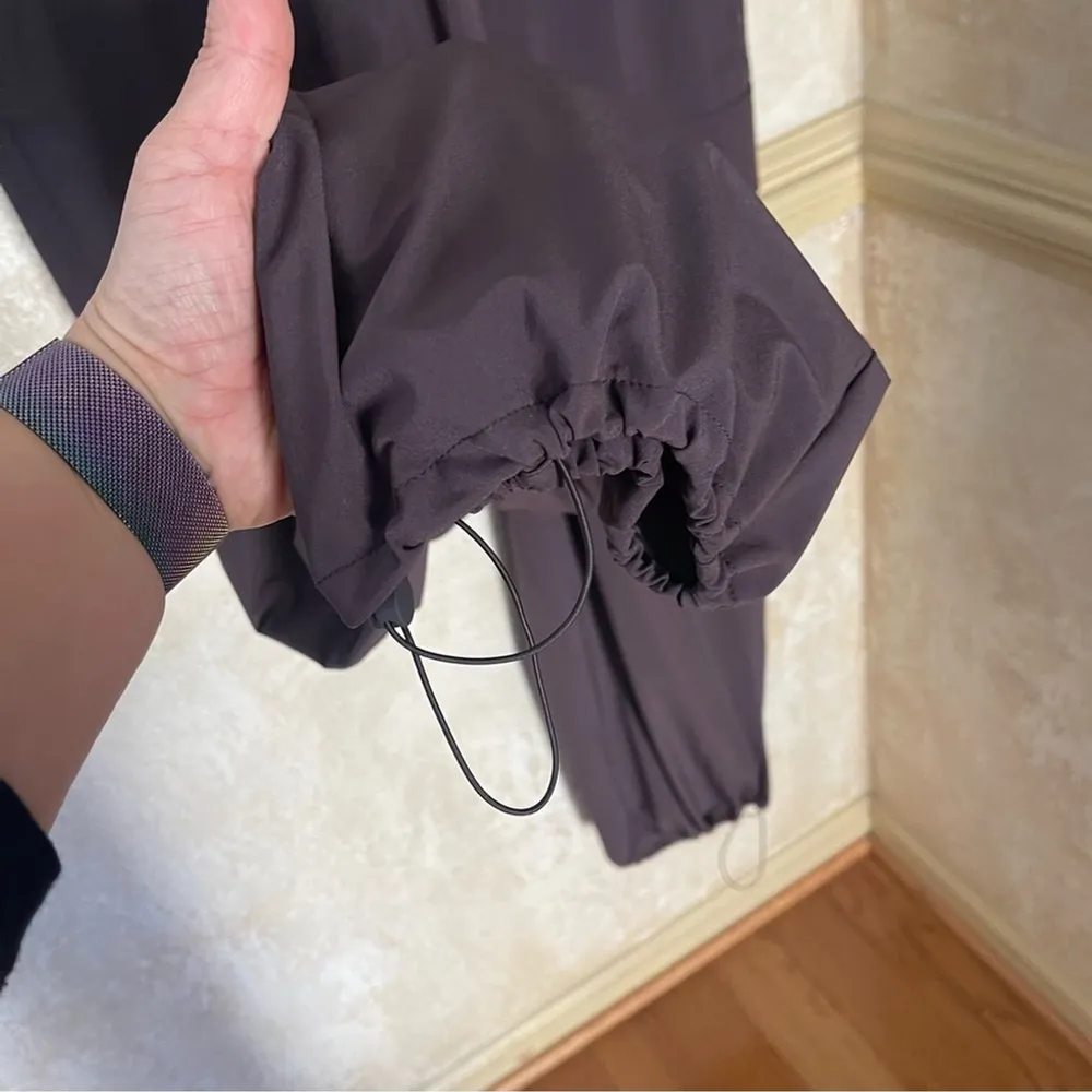 ATHLETA BROOKLYN UTILITY BAGGY JUMPSUIT Relax fit Color Shale Dusty Purple 14P - Image 16