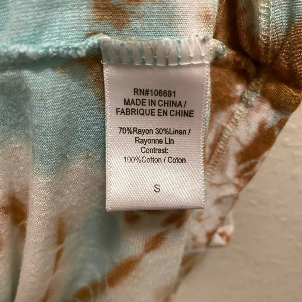 Young Fabulous & Broke Loni Tie Dye T-Shirt Cayman Wash Size S - Image 8