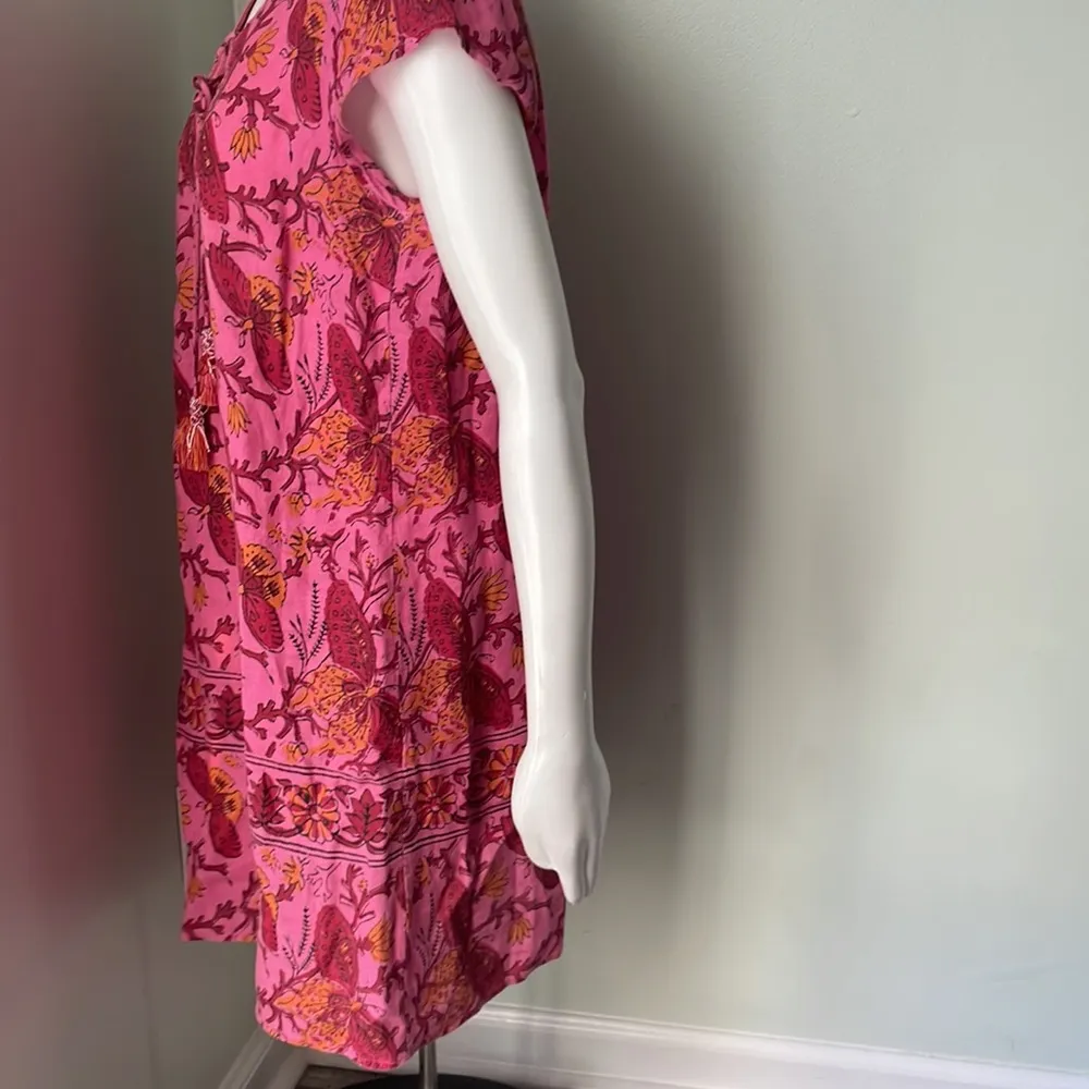 Calypso St. Barth Calypso Pink Patterned Dress - Image 5