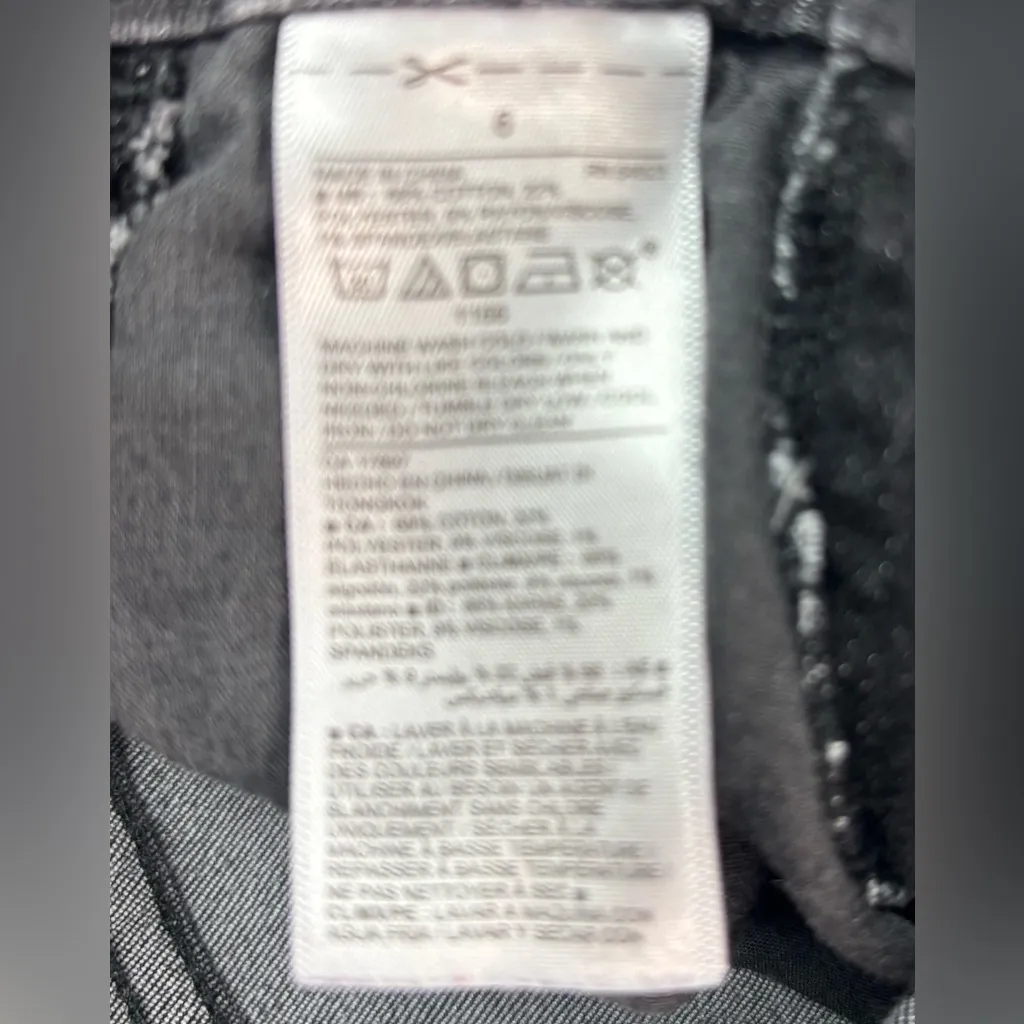 Old Navy 6 Women Jeans Denim Overalls Black - Image 9