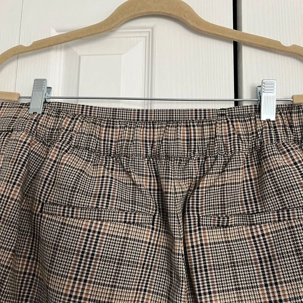 Loft Plaid Slacks. Size Large - Image 7