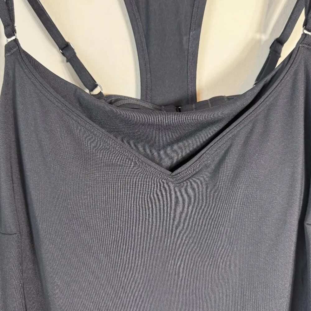 Athleta Seascape Bra Cup Tankini Top Women's 38B/C Black Swimsuit UPF 50+ Beach - Image 9