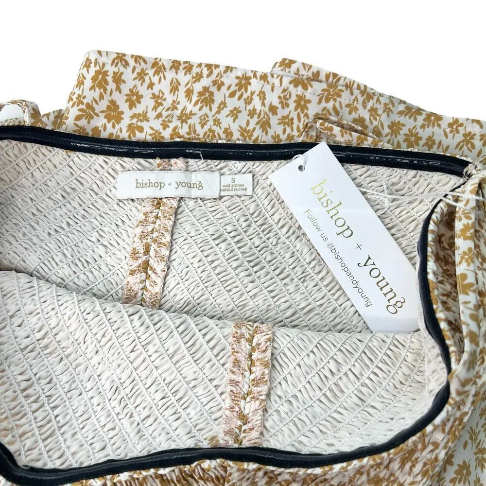 New Women’s Bishop + Young Carmella Wide Leg Jumpsuit Size S - Image 4