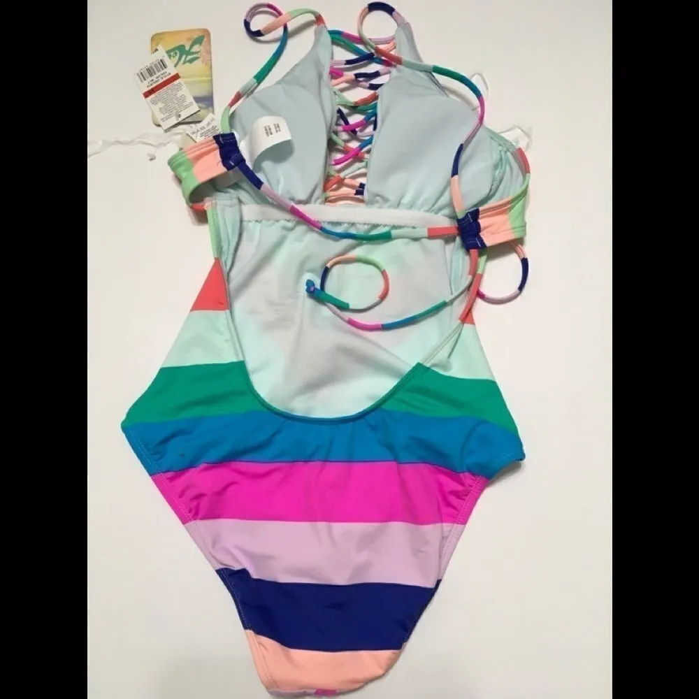 HOBIE Island Vibes high neck swimsuit. NWT - Image 4