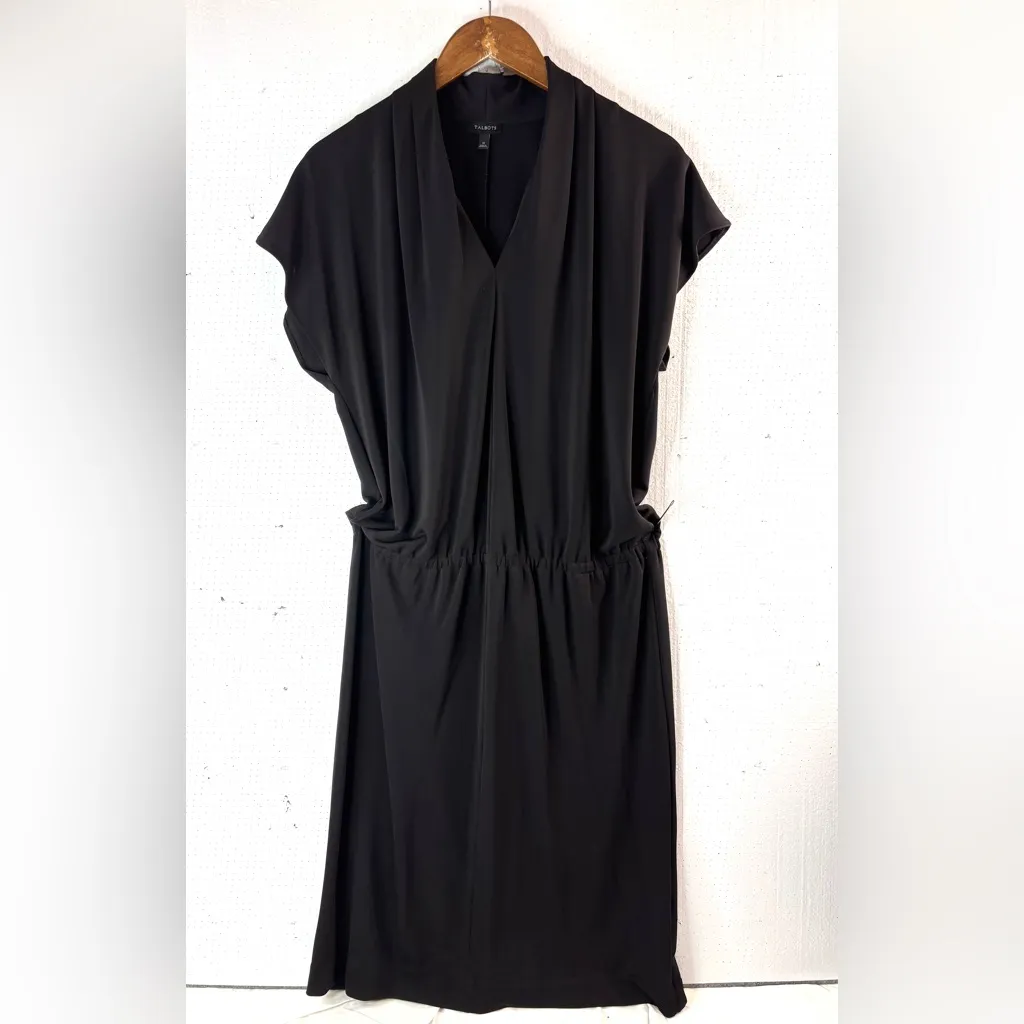 Talbots M V-Neck Fitted Pullover Knee-length Dress - Funeral - Image 8