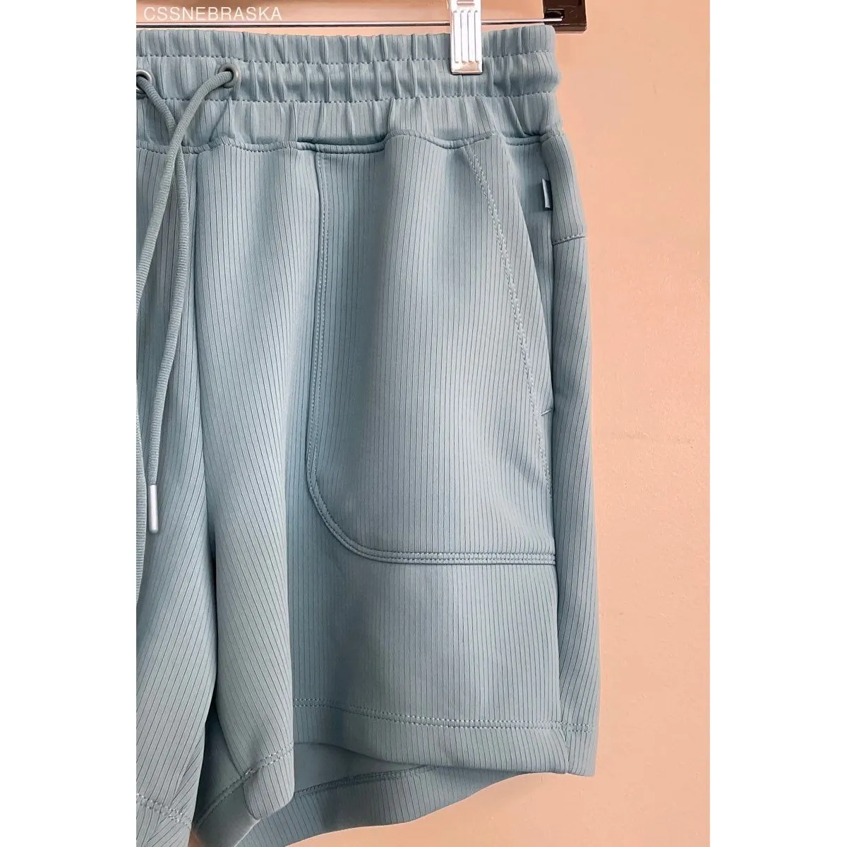 Mondetta Blue‎ Women's Midweight Ribbed Scuba Short - Size Small - Image 3