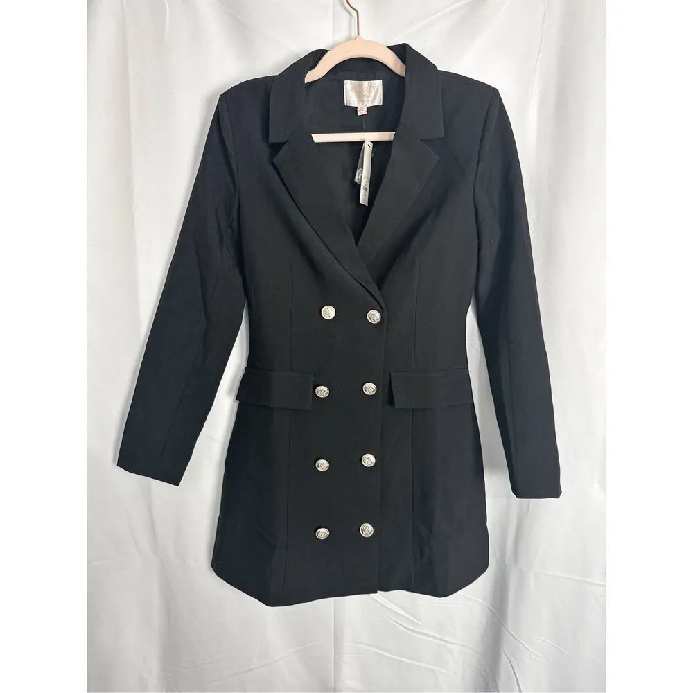 Francesca’s Audrey Parks Blazer Dress NWT Black Size XS - Image 7