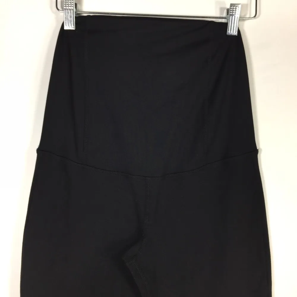 Ingrid & Isabel Everyday Ankle Zip Over the Bump Maternity Legging Black Size undefined - Image 9