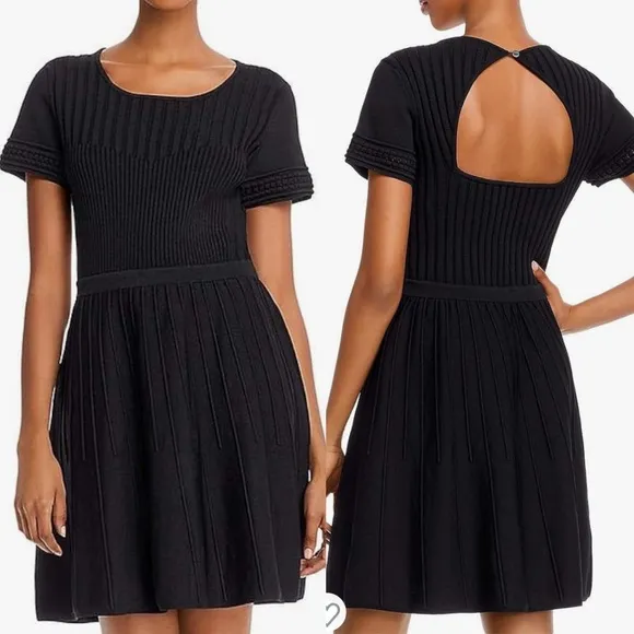 Parker Hamilton Ribbed Knit Fit & Flare Dress - Image 2