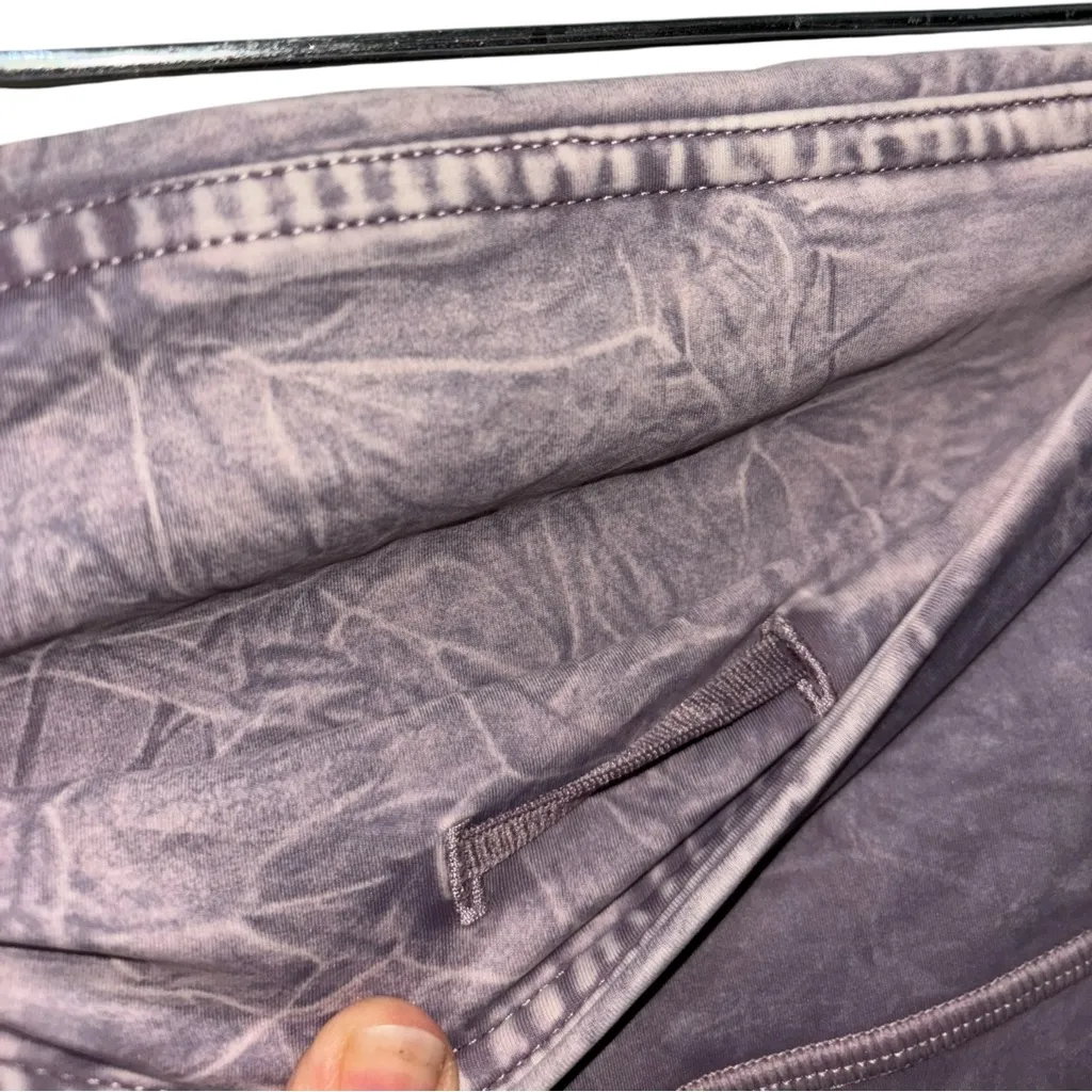 Lululemon 6 fast and free 7/8 to dye for purple high waist running legging tight - Image 5