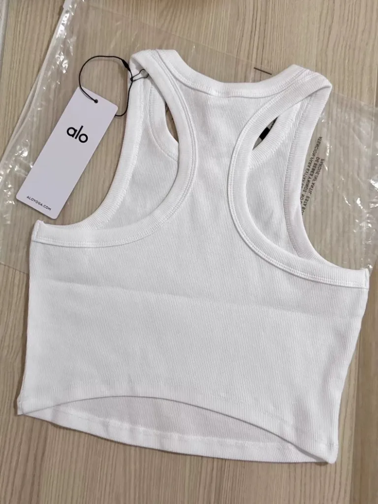 ALO YOGA white sports vest, size M Size M - $48 - From Camille
