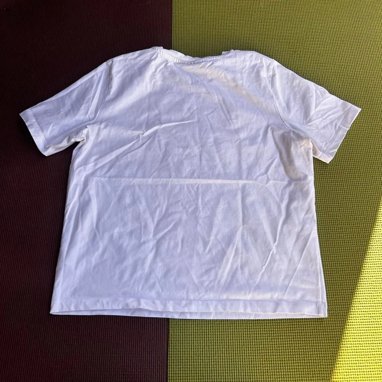 Fila White Short Sleeve Shirt with Rainbow Logo - Image 5