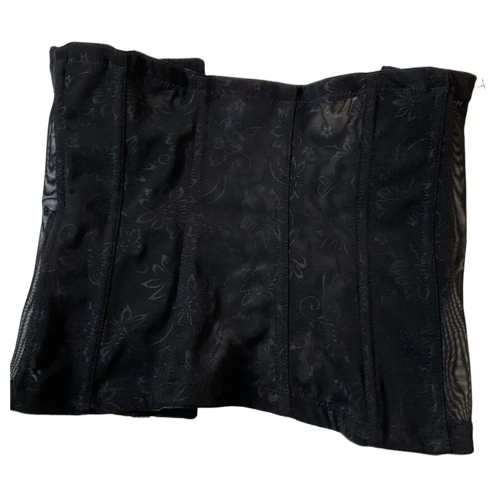 Kathy Ireland Intimates Women Size Medium Corset Black (10H-28) - Image 4