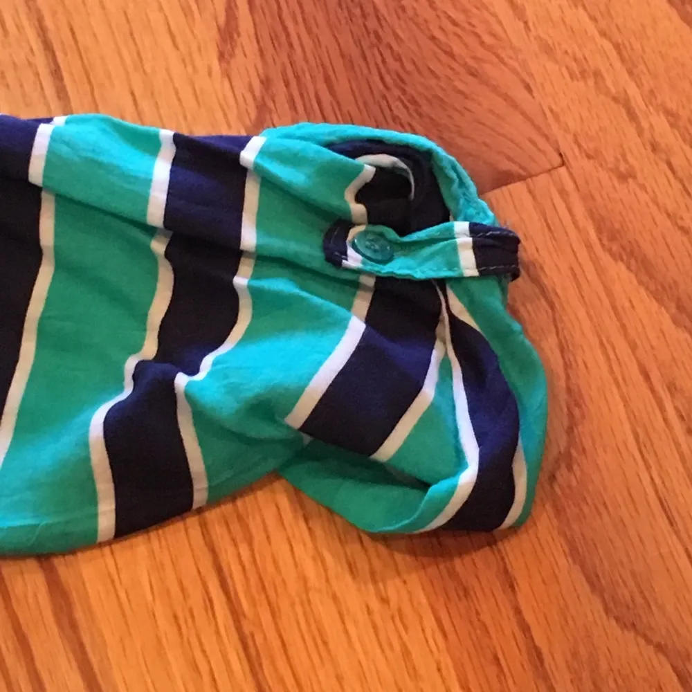 🛍3/4 sleeved stripped shirt.🛍 Blue Size M - Image 5