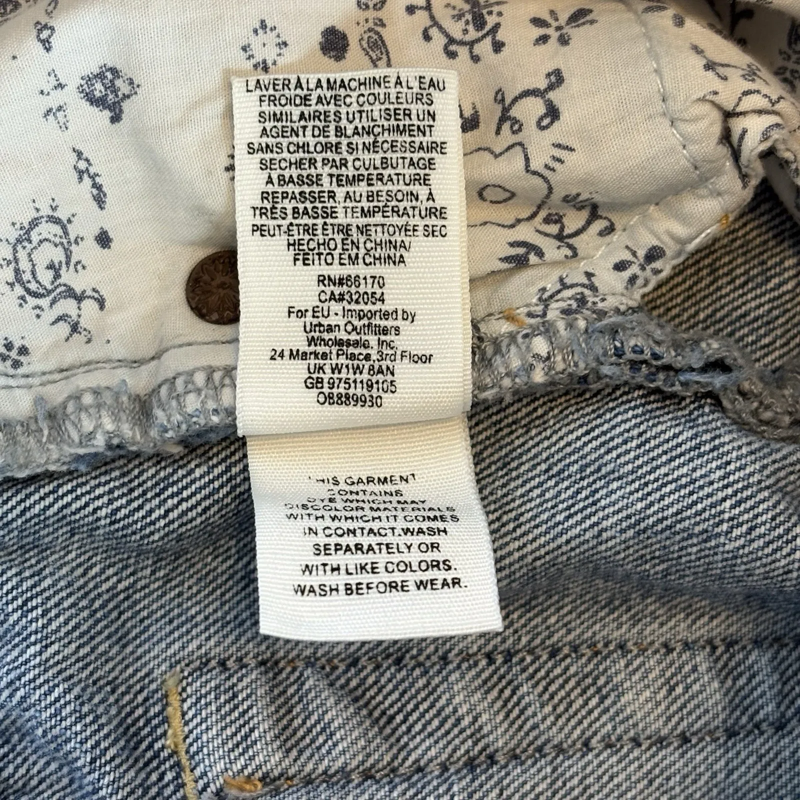 We the Free People Shorts Womens 26 Blue Denim Ripped Cutoff Button Mid Rise‎ - Image 6