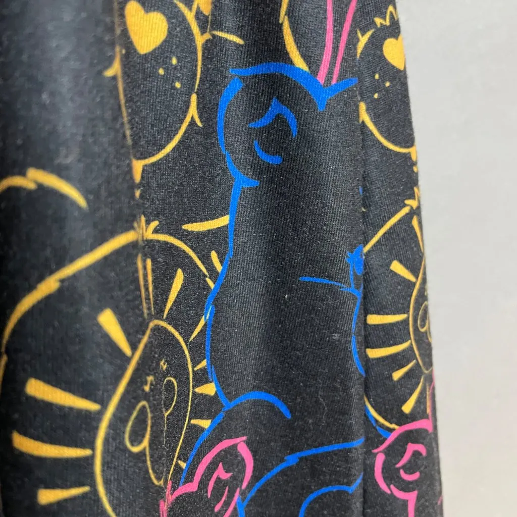 Care Bears Dress Shein Black Rainbow Plus Size 4XL Women Lace Sleeves Kidcore - Image 11