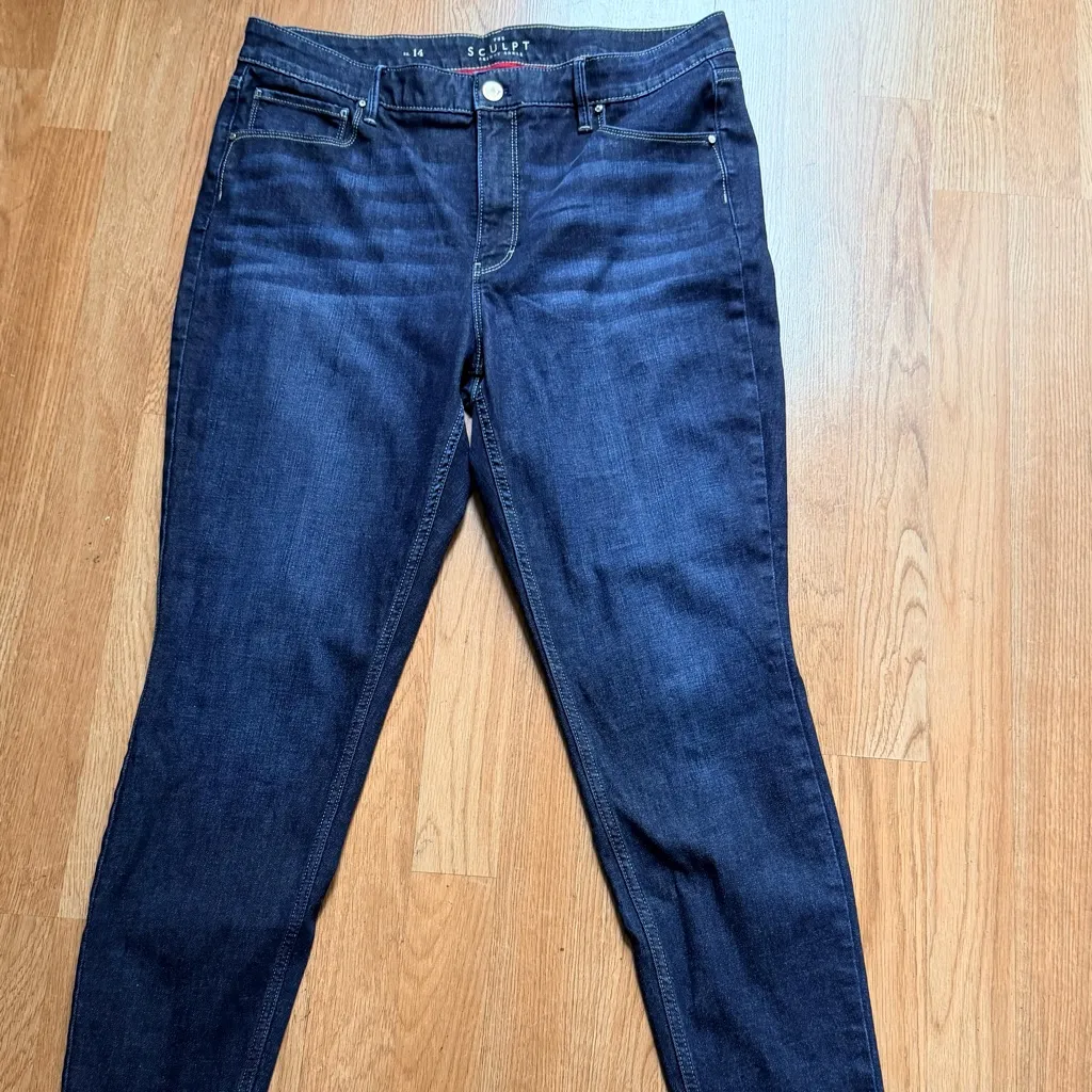White House Black Market Indigo Skinny Jeans - Image 3