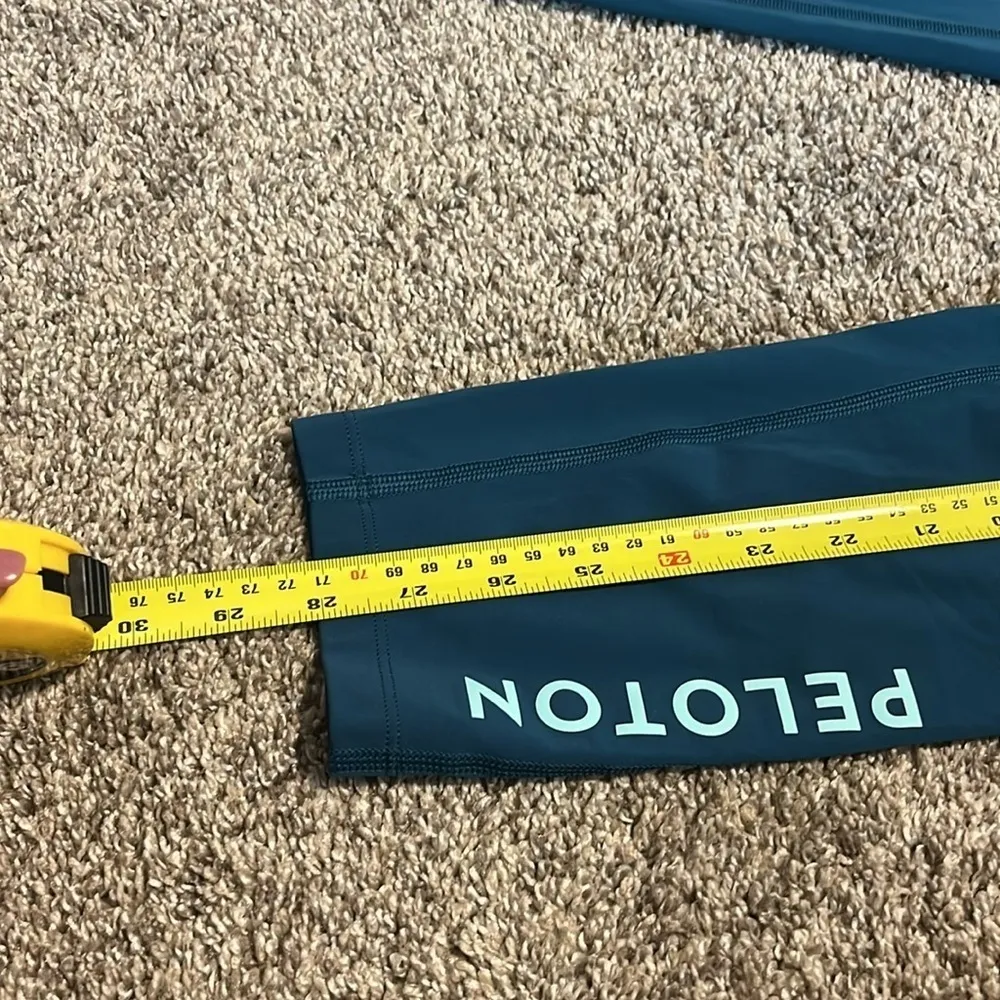 Peloton Essential Carpi Teal Blue‎ Leggings SMALL - Image 9