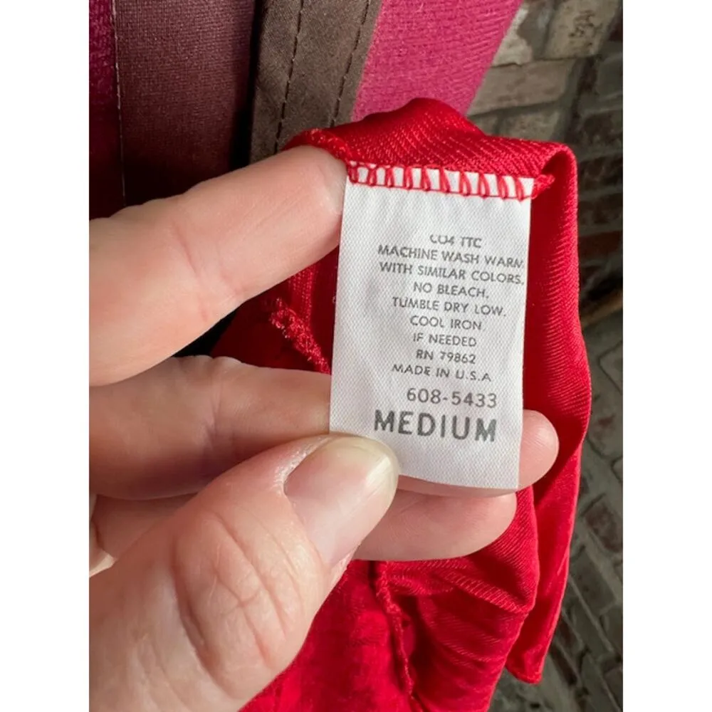 Cinema Etolie negligee nightgown red lace sheer sexy lovcore Size M - Image 10