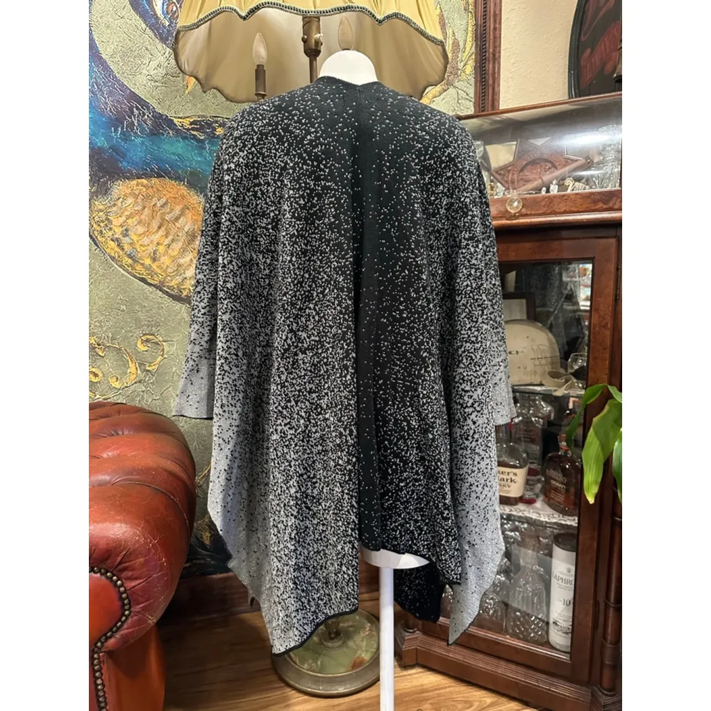 Women's Calvin Klein Cardigan One Size Black Gray - Image 4