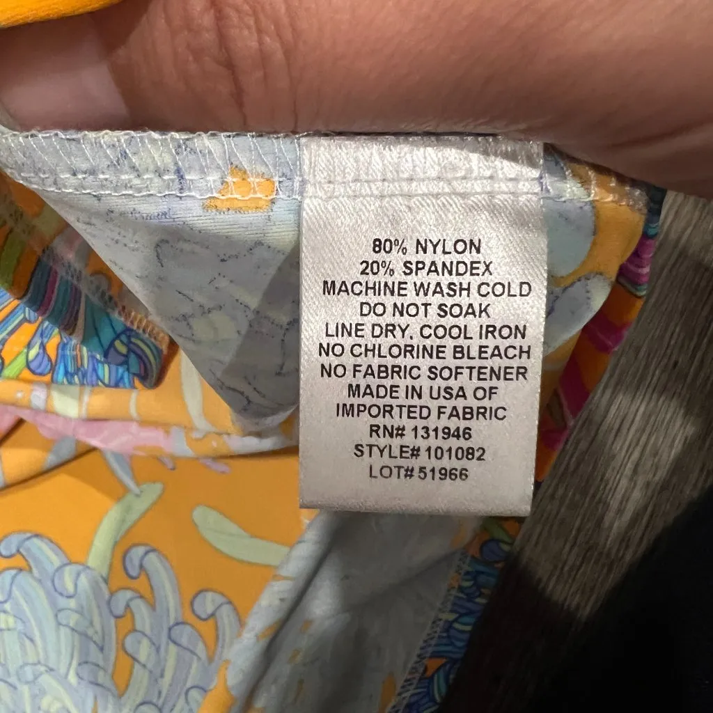 Jude Connally bright orange dress size L Blue Size L - Image 7