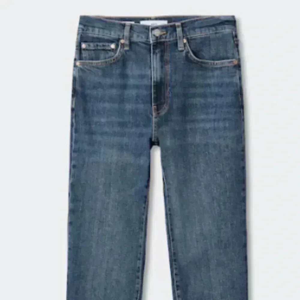 Mango MNG Slim Copped Dark Blue‎ Jeans NWT Plus 16 - Image 11