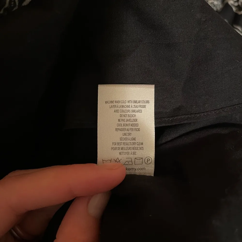 PARKER Floral Print A-line Cotton Mini Dress Black Aurora - Image 5