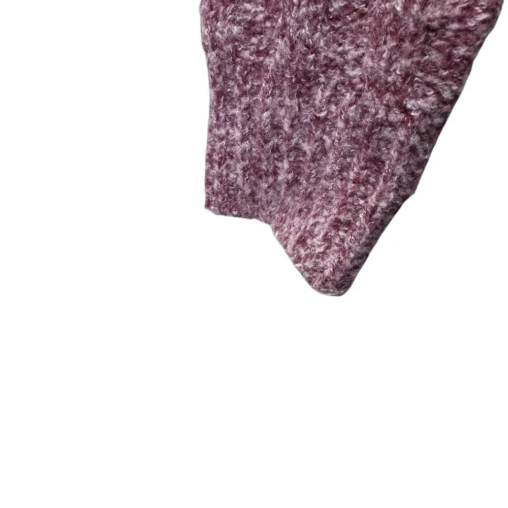 Staccato Sweater Women's Small Red Cable‎ Knit Cozy Long Sleeve Henley Soft - Image 4