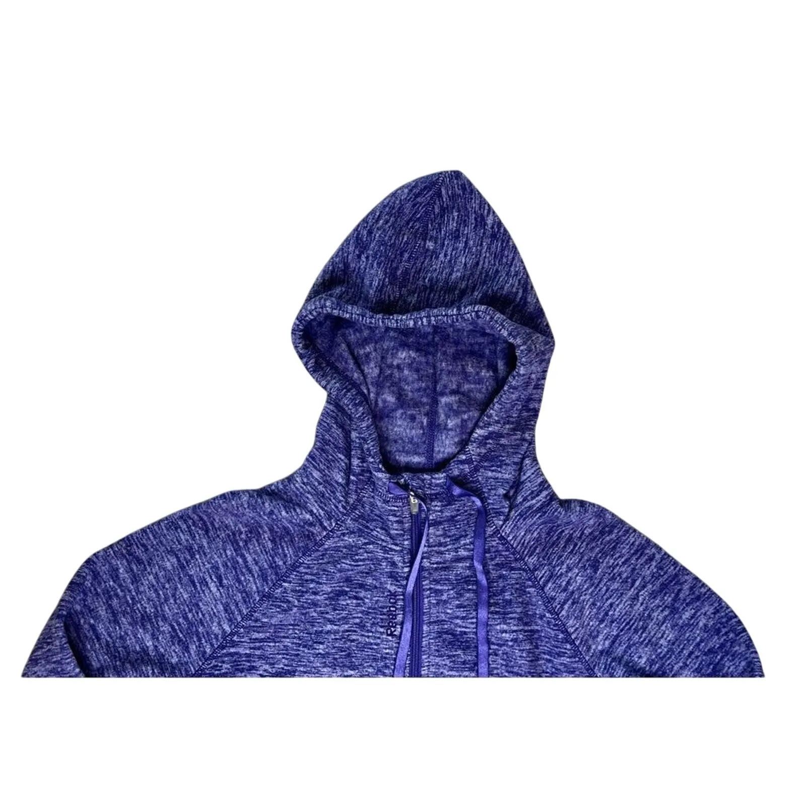 Reebok Spacedye Polar Fleece Crush It Zip Up Jacket SMALL‎ Athleisure Casual NWT - Image 2