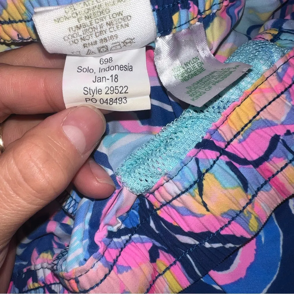 Lilly Pulitzer Luxletic Floral Workout Shorts Size: XS - Image 5