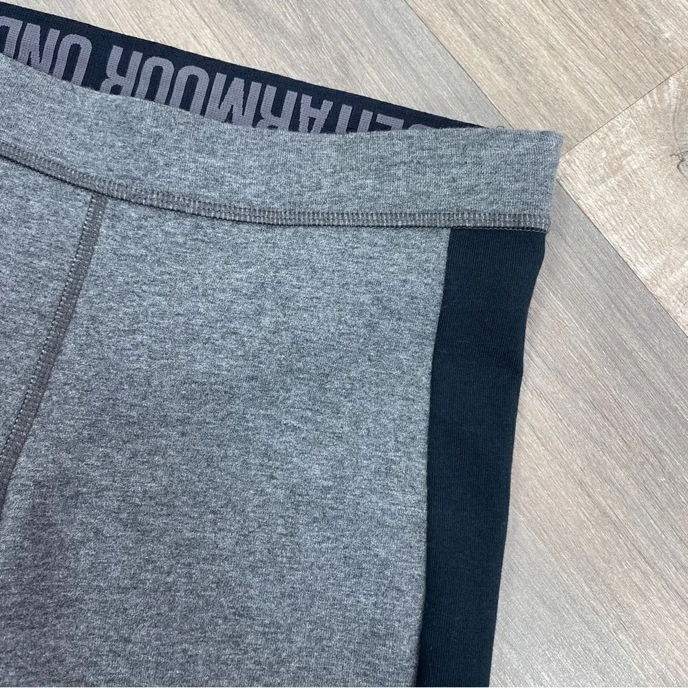 Under Armour Womens Favorite Graphic Leggings Gray Pink XS 1300180 - Image 7