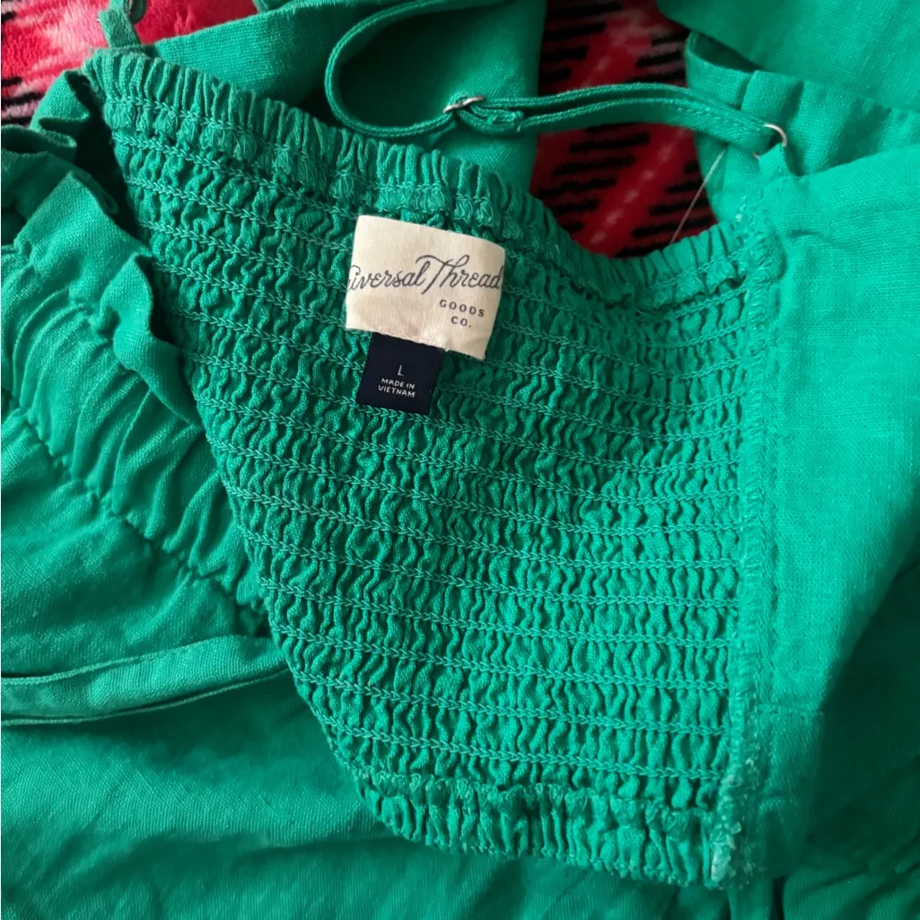 Universal Thread Teal Button-Front A-Line Skirt and top set 2 piece - Image 9