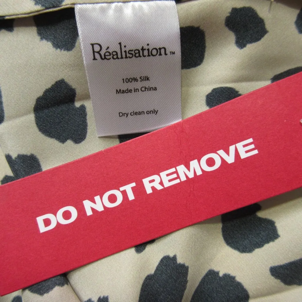 NWT Realisation Par Naomi Midi in Wild Things Leopard Print Slip Skirt S - Image 5