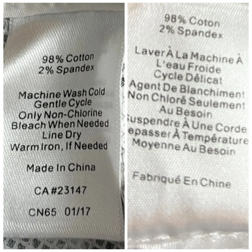 Talbots Pants Hampshire Ankle Mid Rise Black Sand Dollar Print Women’s Size 18W - Image 9