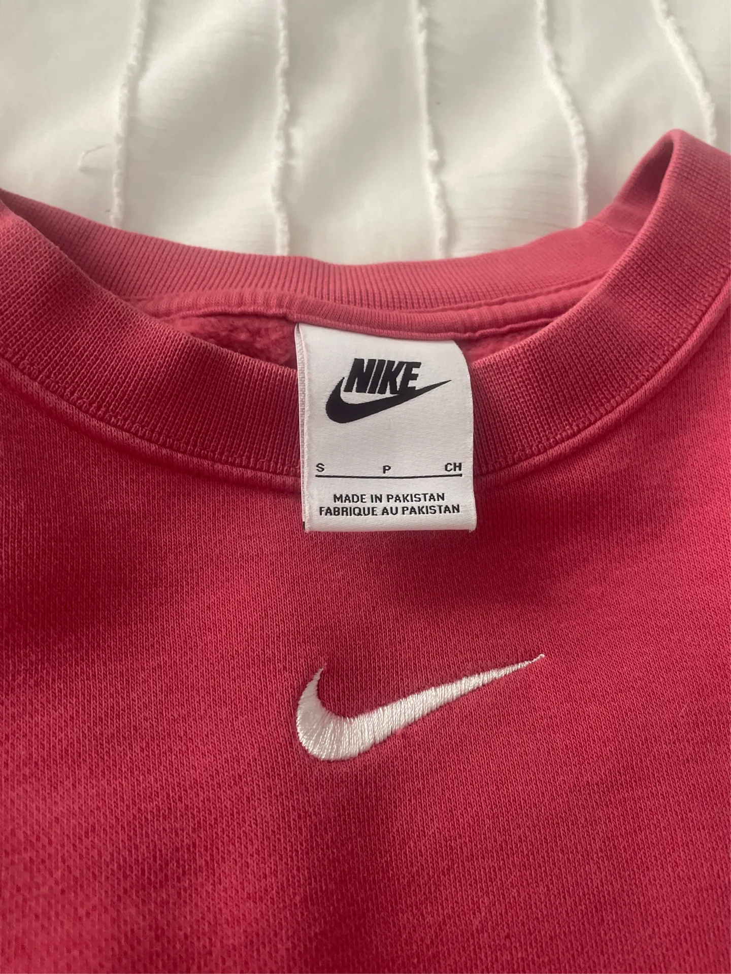 Oversized Pink Nike Crewneck - Image 2