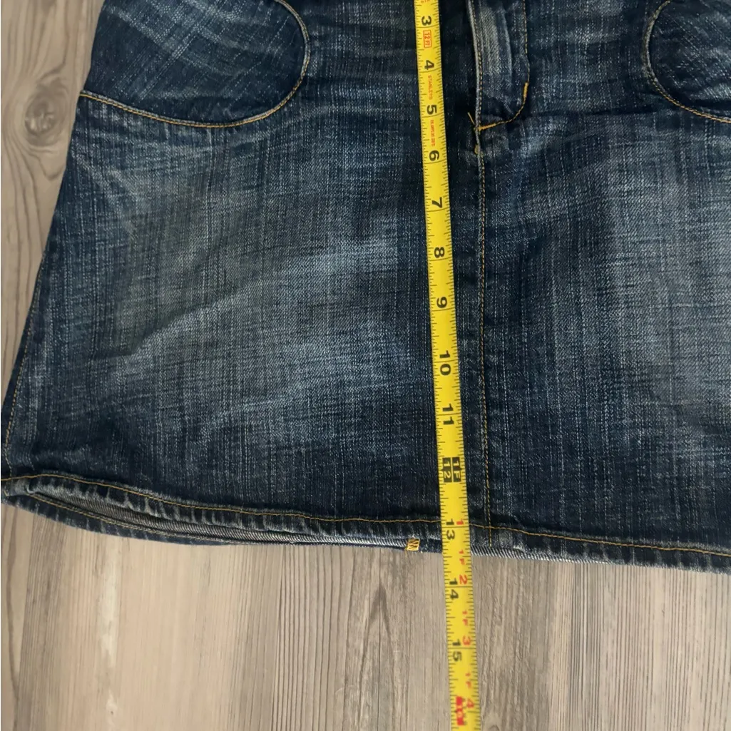 Paper Denim & Cloth Dark Blue Mini Skirt - Image 3