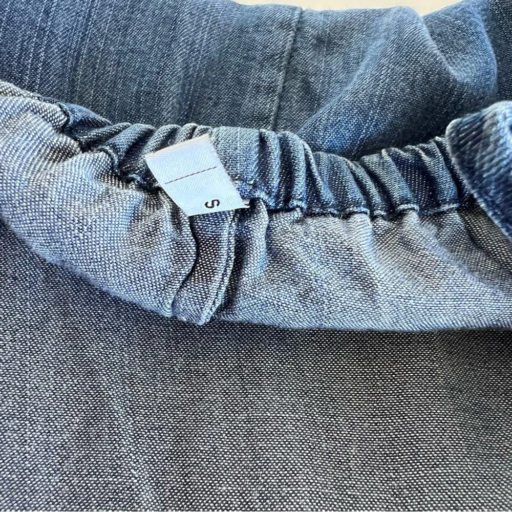 GAP 1969 Maxi Tencel Dark Indigo Denim Cami Dress - Image 9