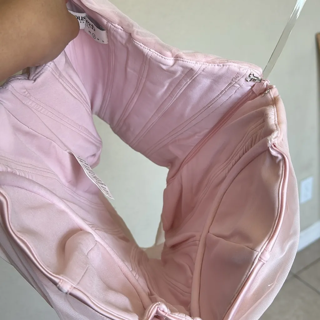 House Of‎ CB S D-DD Georgie Mesh Strapless Corset Top Ballerina Pink NWOT - Image 11