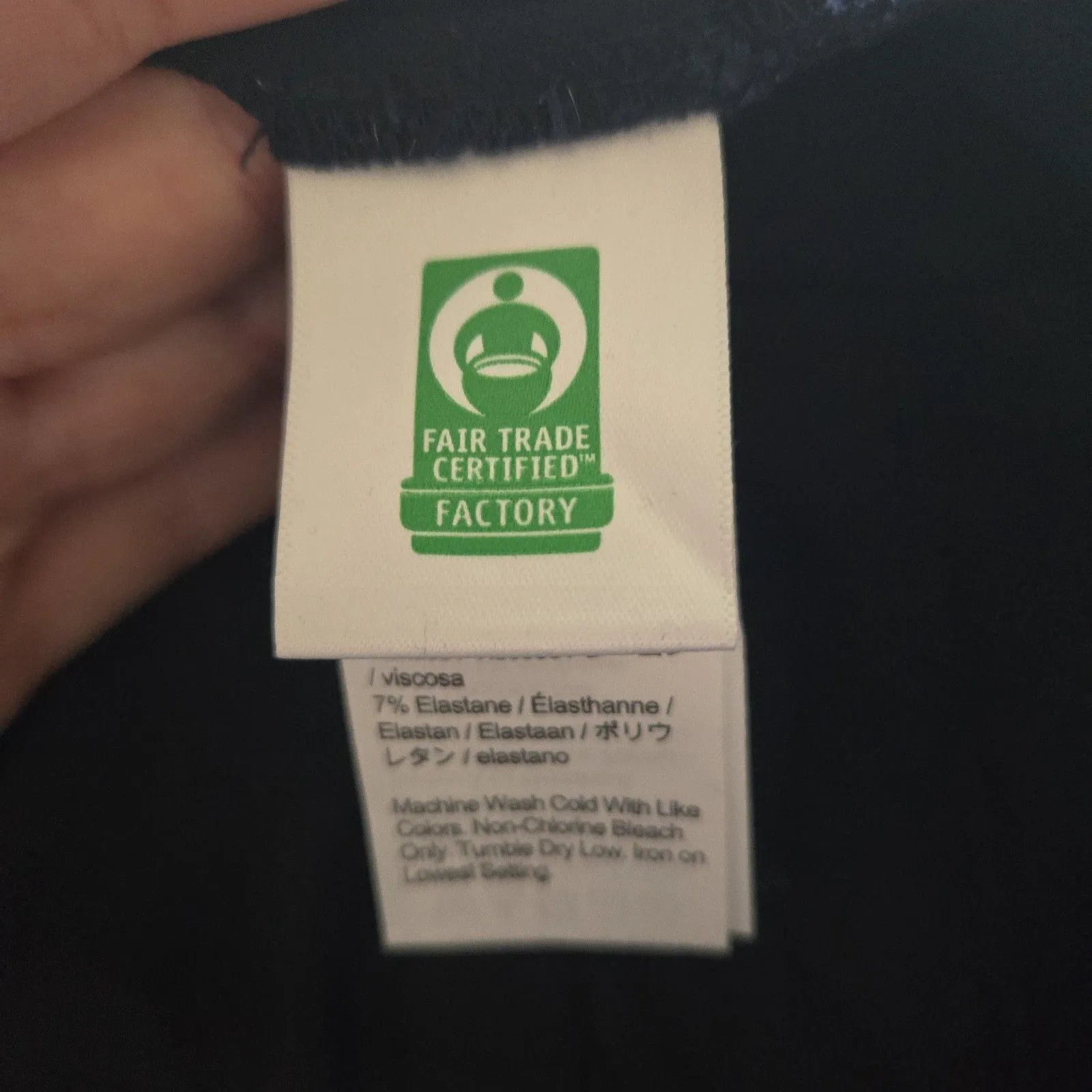 J.CREW Capri Pants Wide Leg Size 6P Navy Blue Dress Slacks Trousers Stretchy - Image 6