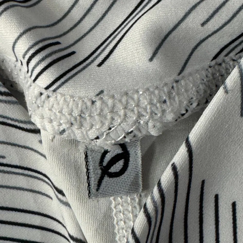 P’tula Large Desa’ree 7/8 Ankle Leggings High-Rise Galaxy White Yoga Activewear - Image 7