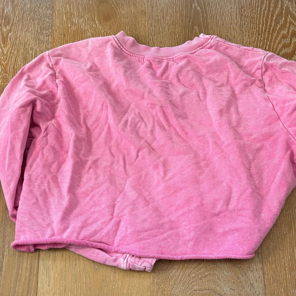 SoulCycle Pink Crew Neck Sweater - Image 4
