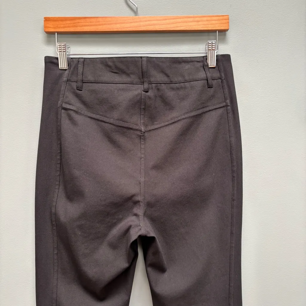 AYR The Sizzle Split Hem Ankle Pant in Black 6 - Image 7