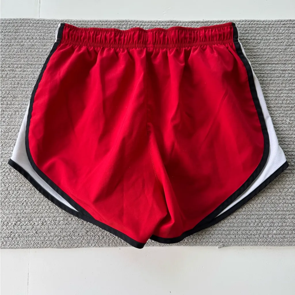 Nike Red Black White Dri Fit Running Shorts Size Small - Image 9