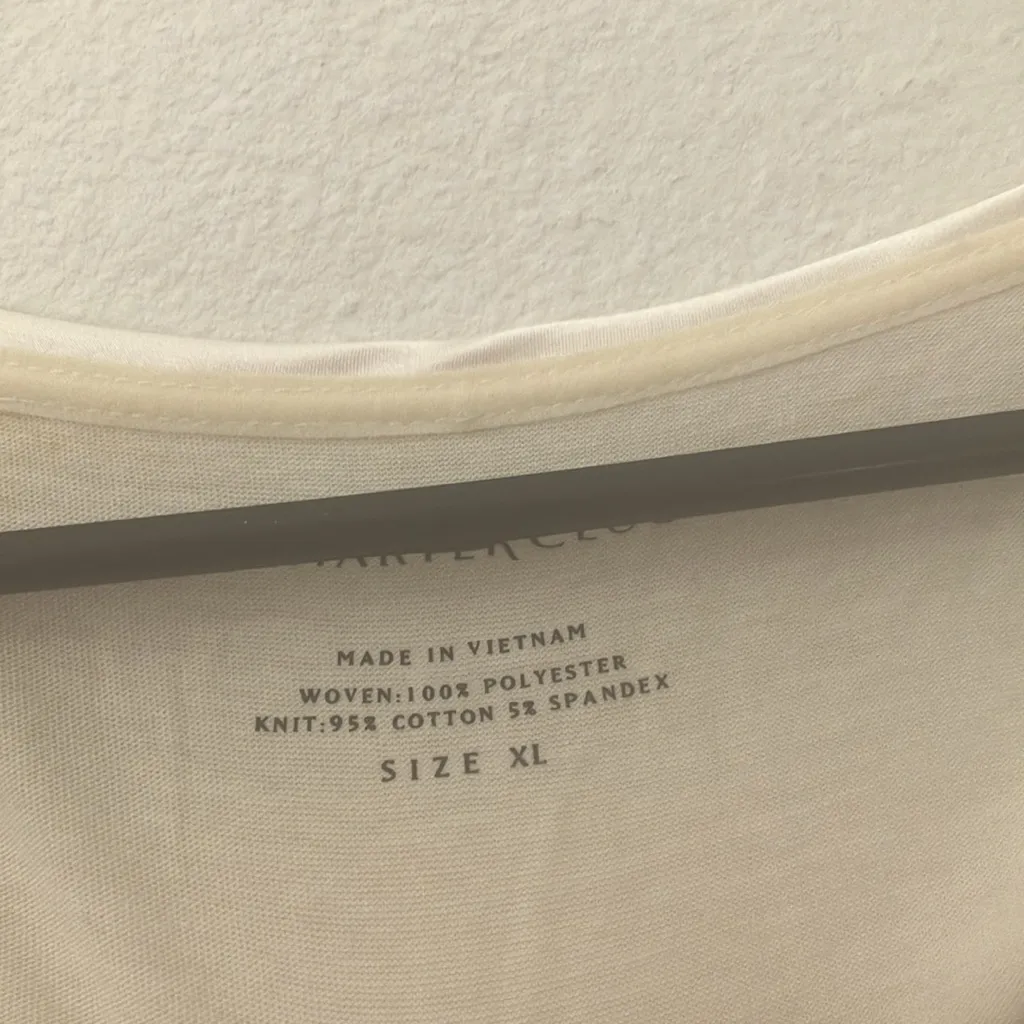 FINAL MARKDOWN Ladies charter club top xl - Image 2