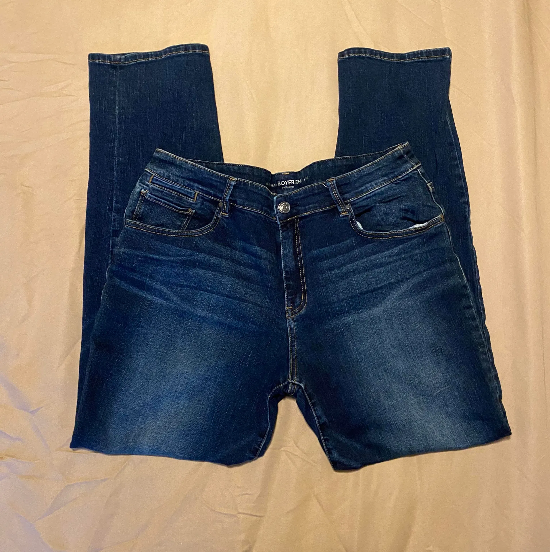 Chico’s Platinum Boyfriend Jeans - Image 3